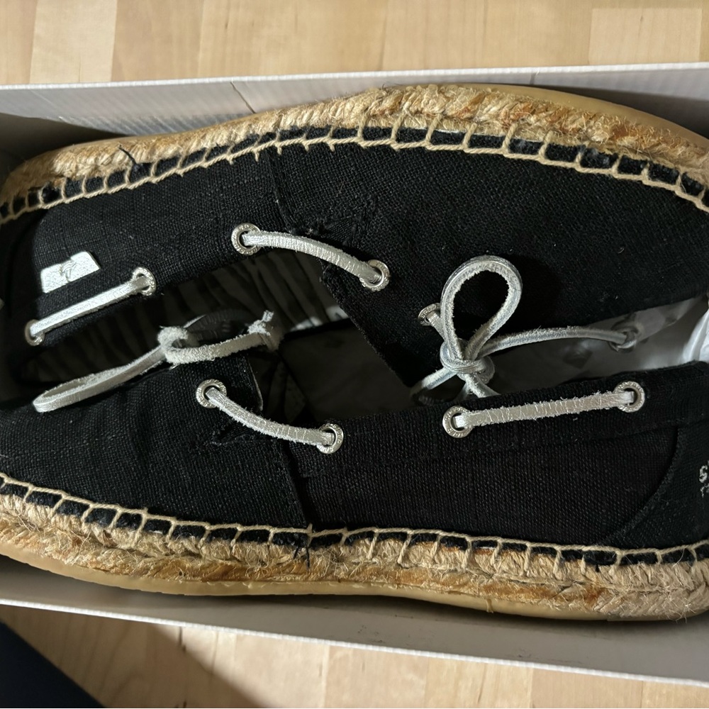 Sperry Katama Espadrille shoes-black